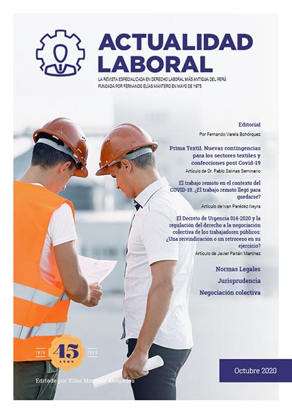 Revista Actualidad Laboral octubre 2020