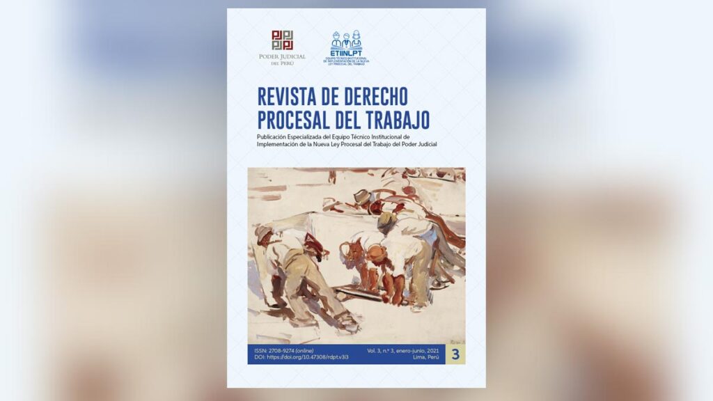 Revista de Derecho Procesal del Trabajo - Vol. 3 Núm. 3 (2021)