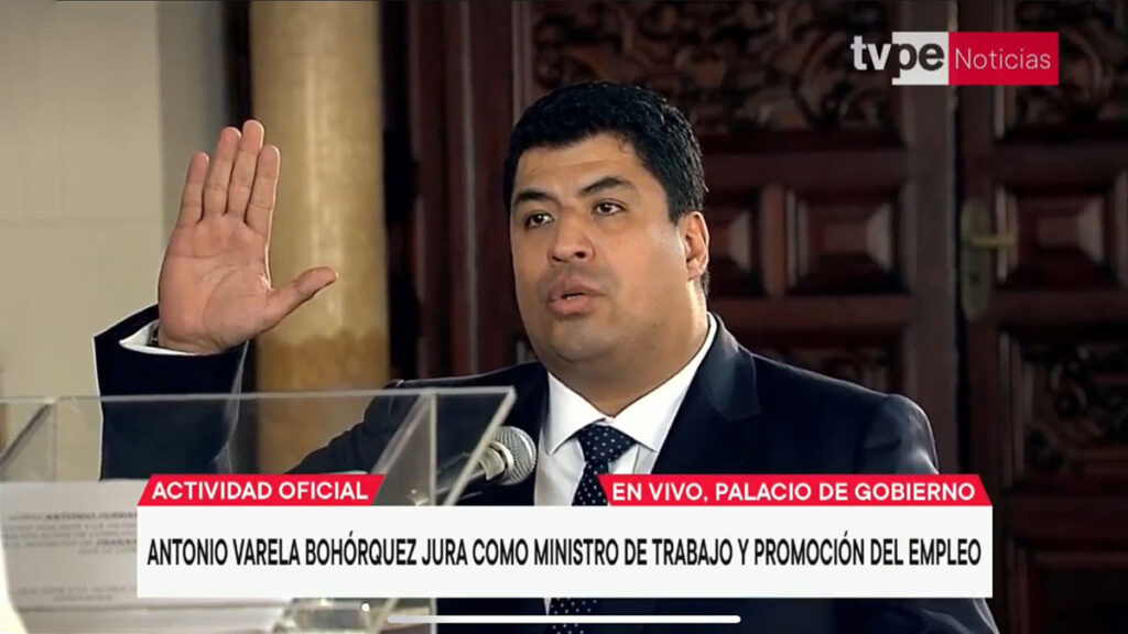 Fernando Varela Bohórquez jura como nuevo ministro de Trabajo