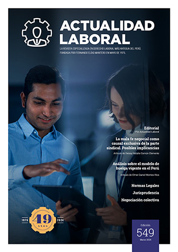 Revista Actualidad Laboral - 549