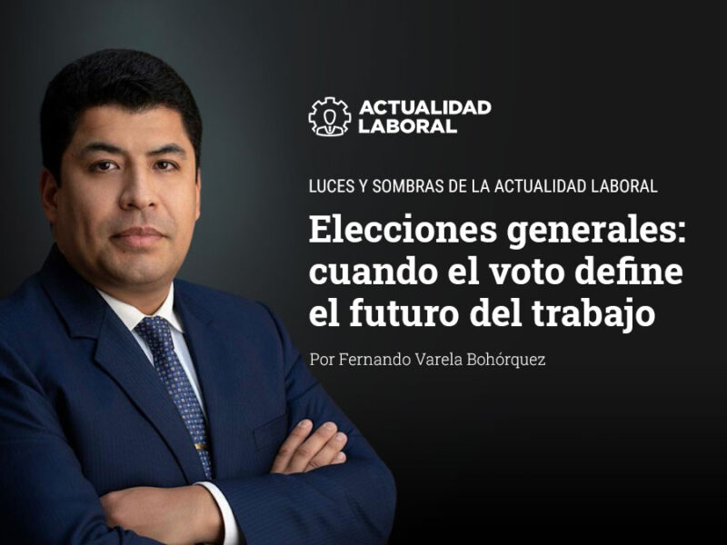 Elecciones generales: cuando el voto define el futuro del trabajo